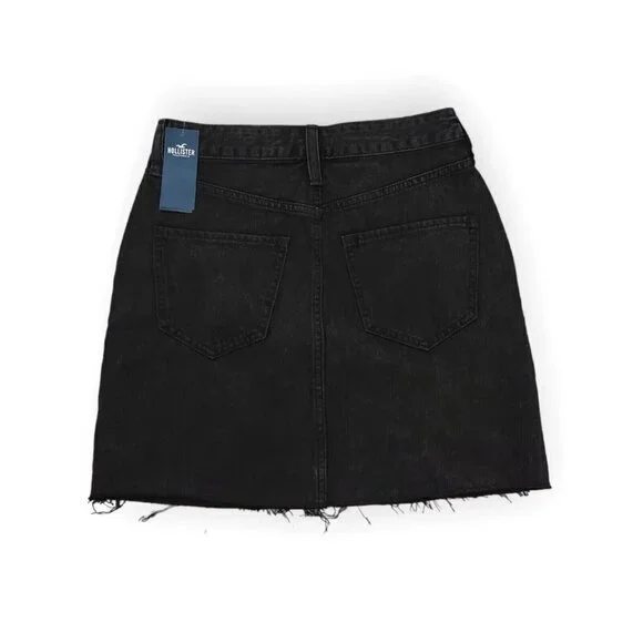 New Hollister Ultra High Rise Jean Denim Skirt Womens 3 - Picture 2 of 7